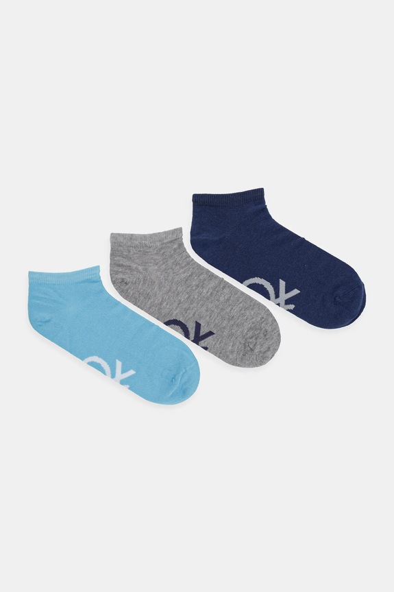 United Colors of Benetton skarpetki 3-pack 3-pack niebieski 6AO507044.G.Seasonal