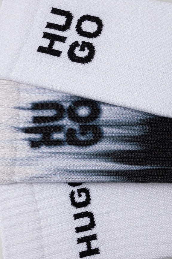HUGO calzini pacco da 3 50531488 bianco SS25