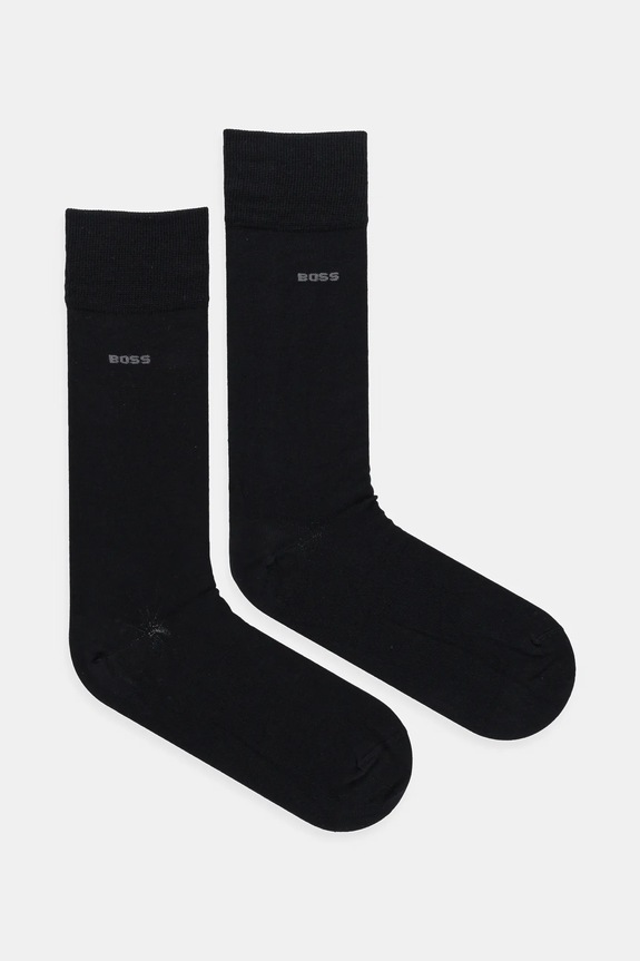 BOSS zokni 2 pár hosszúszárú zokni fekete 50534901
