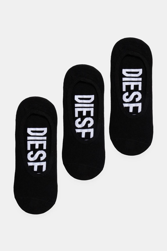 Чорапи Diesel SKM-HIDEPAT-THREEPACK SOCKS (3 чифта) терлици черен A17884.0IQAS