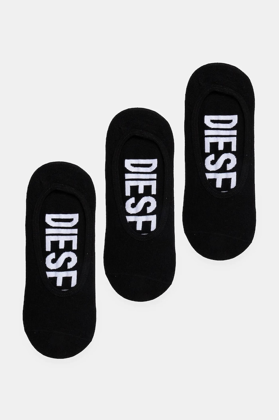 Чорапи Diesel SKM-HIDEPAT-THREEPACK SOCKS (3 чифта) терлици черен A17884.0IQAS