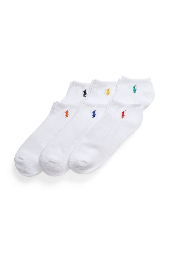 Polo Ralph Lauren skarpetki 6-pack skarpetki krótkie biały 449799739