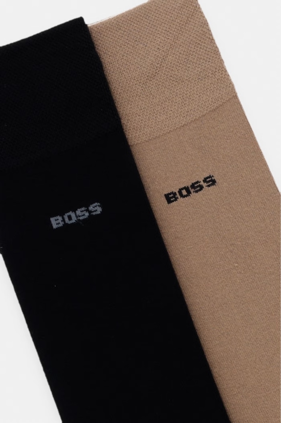 BOSS ponožky pánske 2P RS Bamboo 2-pak 50538200 béžová SS26