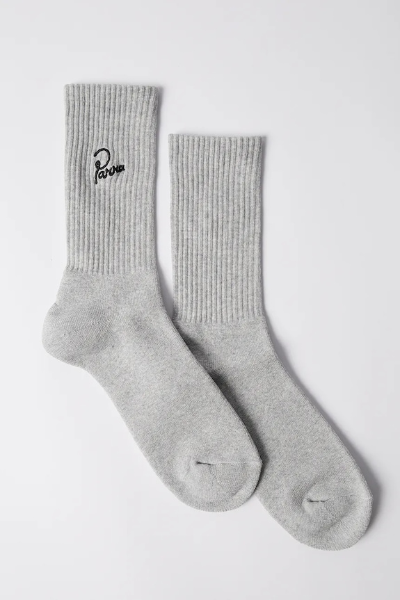 Ponožky by Parra Signature crew šedá 53365