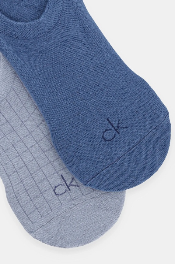 Nogavice Calvin Klein 2-pack 701231366 modra SS25