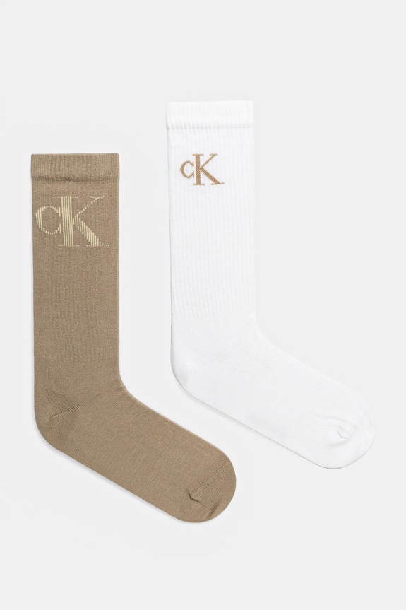 Calvin Klein Jeans skarpetki 2-pack skarpetki długie zielony 701231387