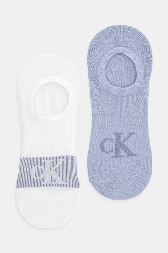 Calvin Klein Jeans calzini pacco da 2 calzini corti blu 701231389