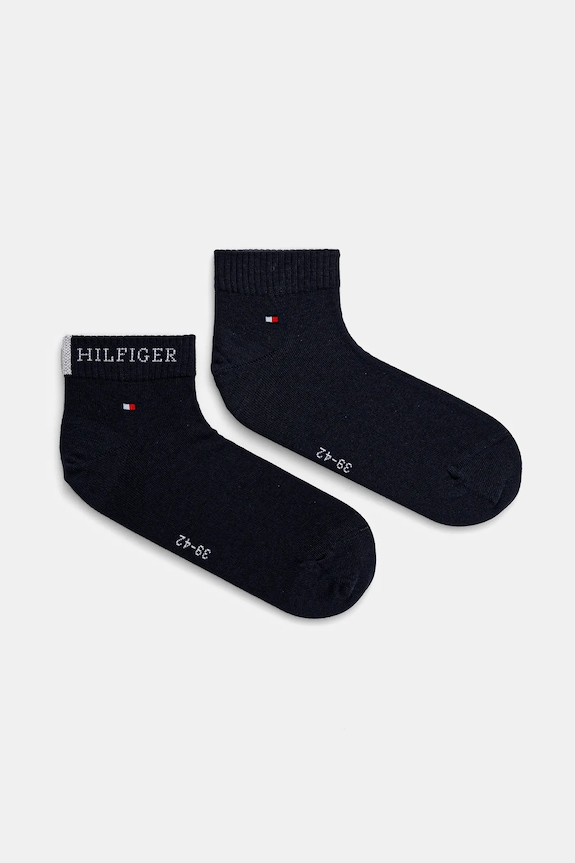 Ponožky Tommy Hilfiger 2-pak dlhé ponožky tmavomodrá 701232466