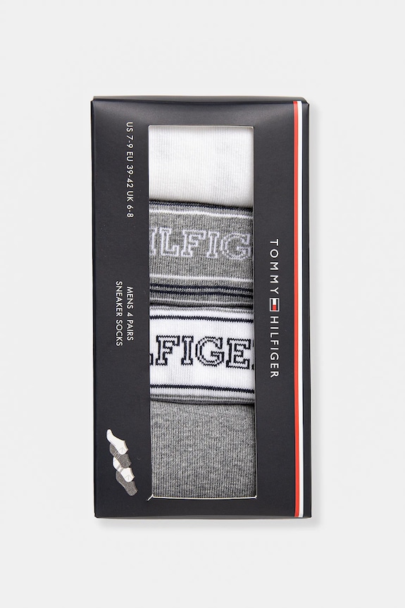 Îmbrăcăminte Tommy Hilfiger sosete 4-pack 701232604 gri