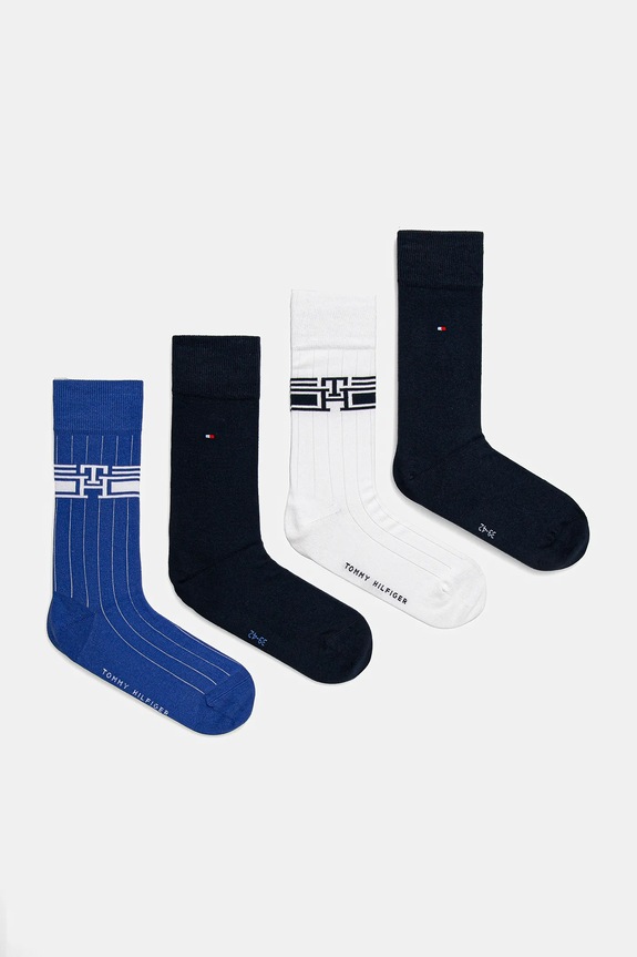 Tommy Hilfiger calzini pacco da 4 calzini blu 701235882