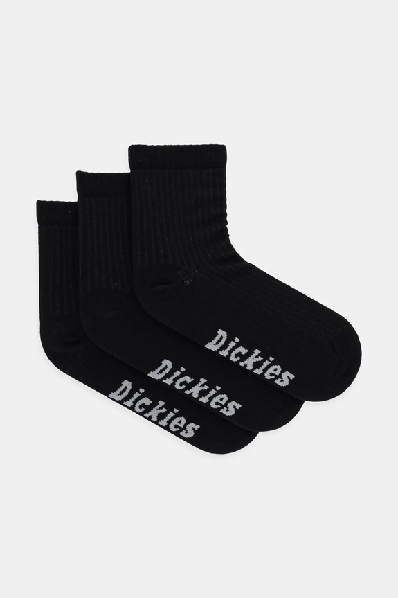 Čarape Dickies 3-pack visoke čarape crna DK0A4Z8DBLK1
