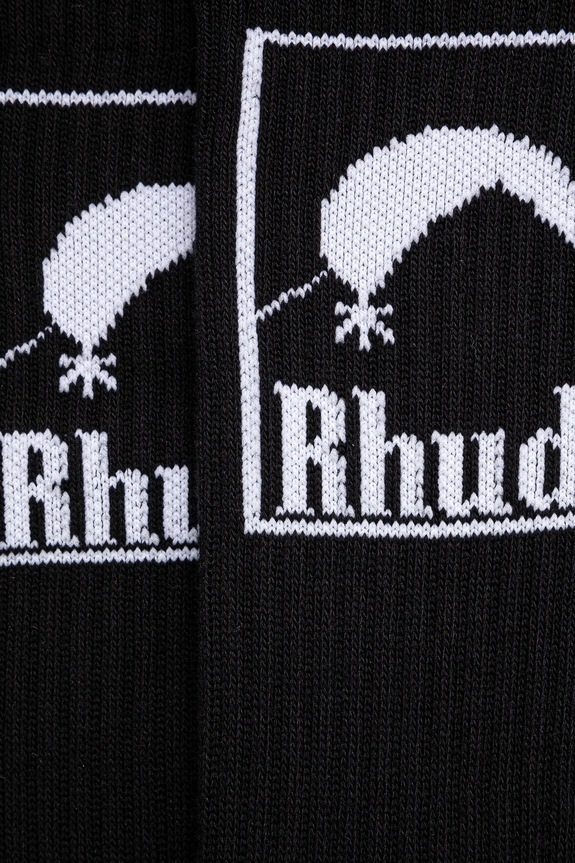 RHUDE socks Moonlight Badge RHPS25SO06117 black SS25