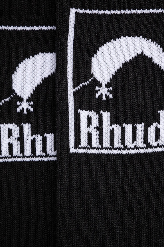 RHUDE socks Moonlight Badge RHPS25SO06117 black SS25