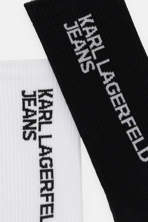 Karl Lagerfeld Jeans skarpetki 2-pack A1W47053 czarny AA00