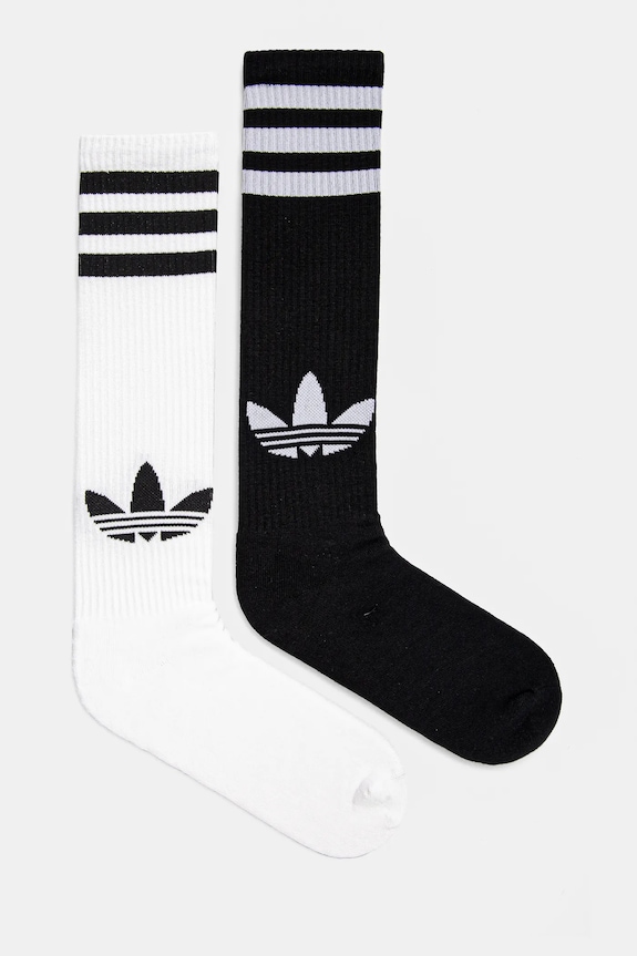 Κάλτσες adidas Originals 2-pack ψηλές κάλτσες λευκό JC8878