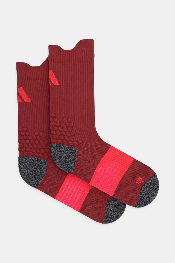 Ponožky adidas Performance Run burgundské JC6461