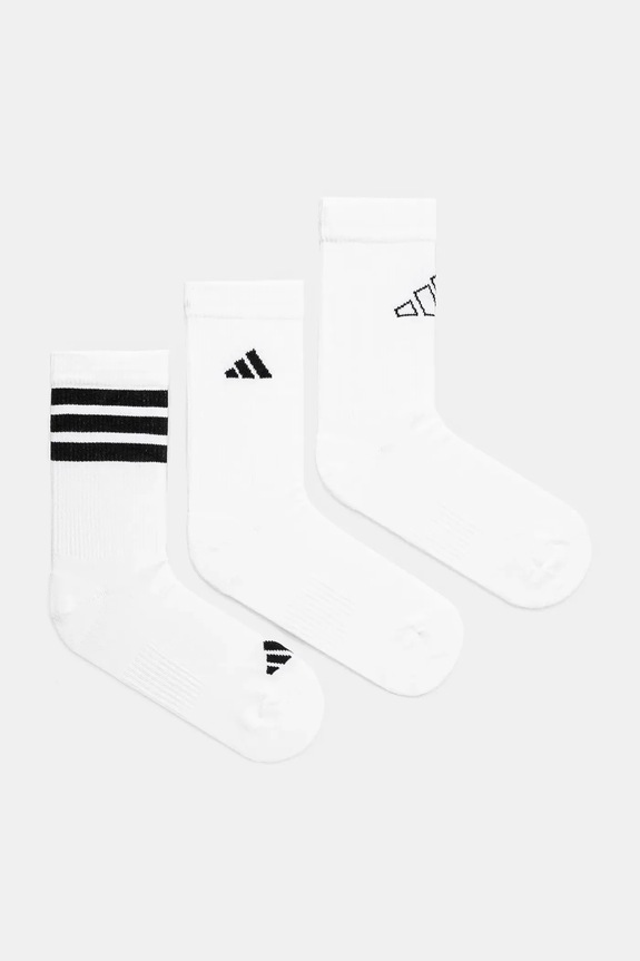 Ponožky adidas 3-pack dlouhé ponožky bílá JI6316