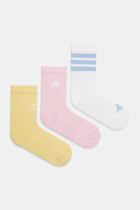 Ponožky adidas 3-pack dlouhé ponožky bílá JN6532
