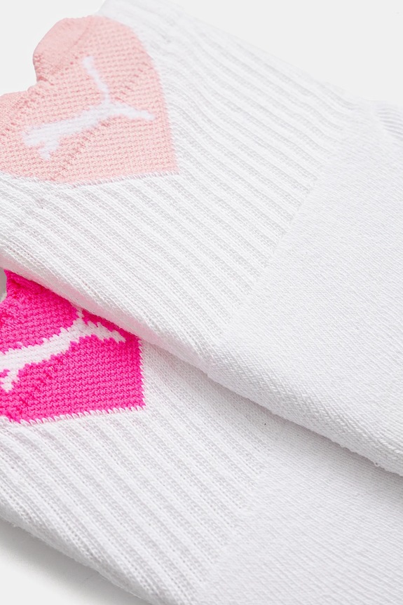 Puma skarpetki 2-pack LOGO SHORT CREW 938555 biały SS26
