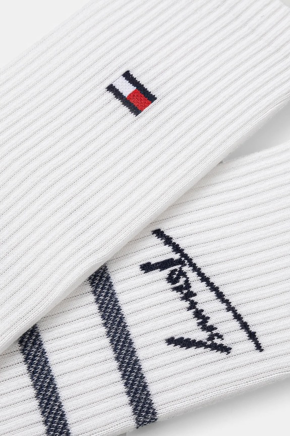 Tommy Jeans skarpetki 2-pack 701232876 biały SS25