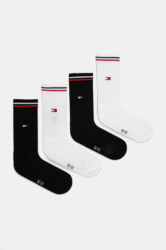 Čarape Tommy Jeans visoke čarape bijela 701229685
