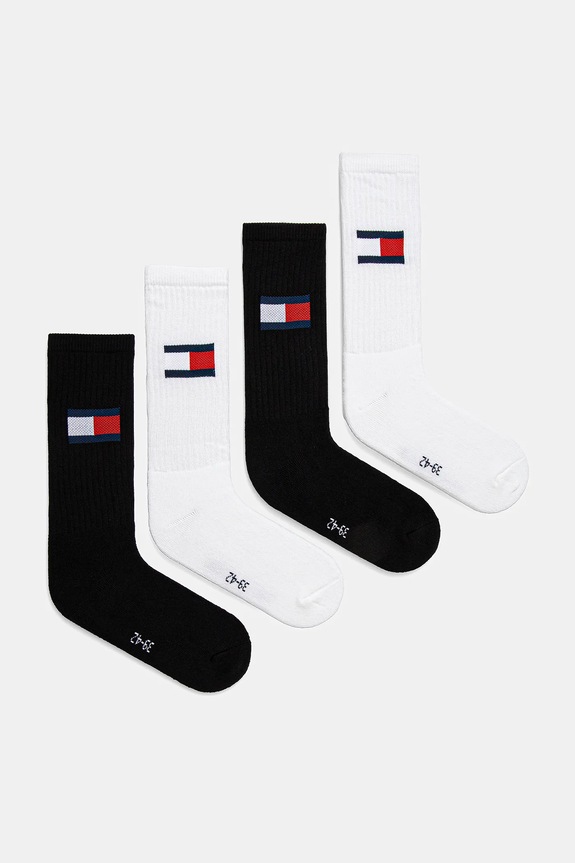 Tommy Jeans șosete sosete lungi alb 701229686