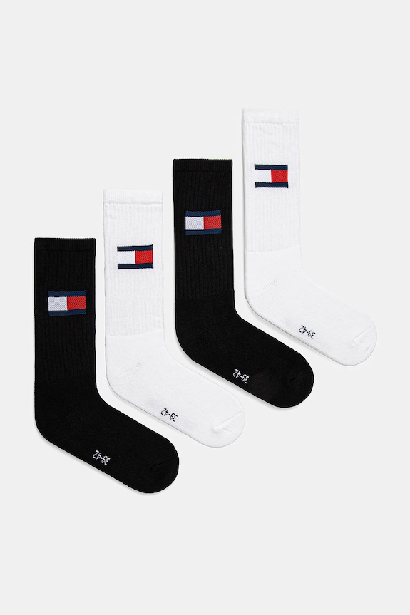 Tommy Jeans șosete sosete lungi alb 701229686