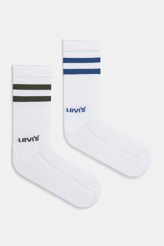 Levi's skarpetki 2-pack skarpetki długie biały 37157.1197