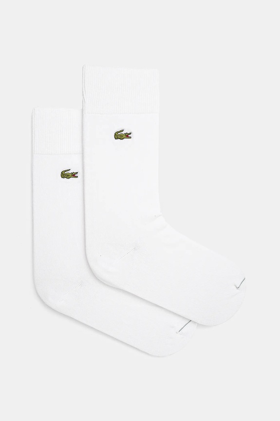Lacoste zokni 2 pár hosszúszárú zokni fehér RA3147