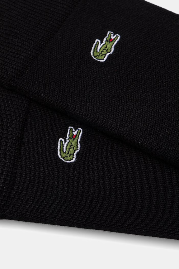 Lacoste skarpetki 2-pack RA3147 czarny SS26