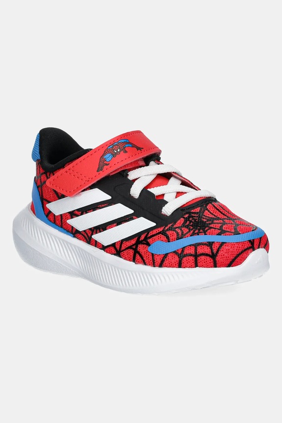 Detské tenisky adidas RUNFALCON SPIDER-MAN textilný červená IH8758