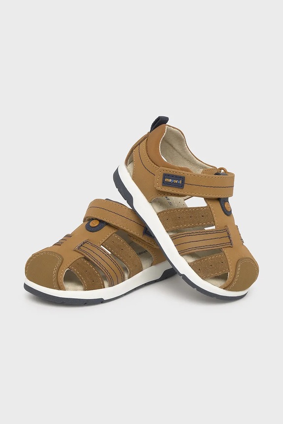 Mayoral pelle fiore marrone 41678.85A.Baby.PPYA