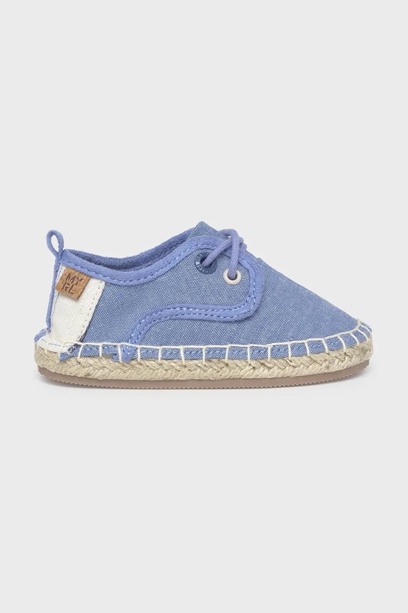 Mayoral espadryle niemowlęce 41682.88A.Baby.PPYA niebieski SS25