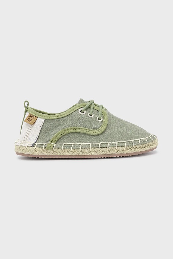 Otroške espadrile Mayoral 43682.89C.Kids.PPYA zelena SS25