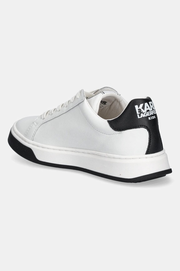 Dječaci Dječje kožne tenisice Karl Lagerfeld Z30380.30.35 bijela