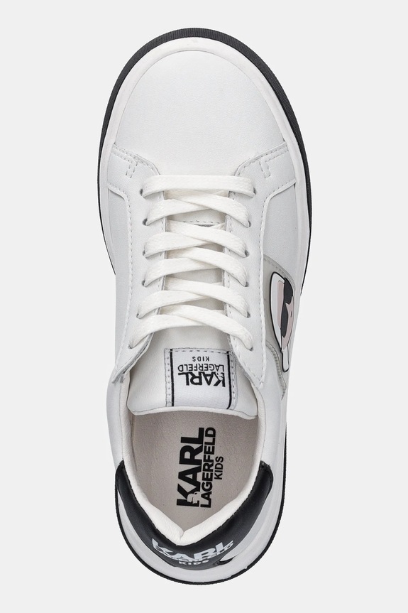 Dječje kožne tenisice Karl Lagerfeld bijela Z30380.30.35