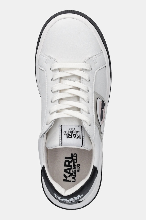 Dječje kožne tenisice Karl Lagerfeld bijela Z30380.30.35