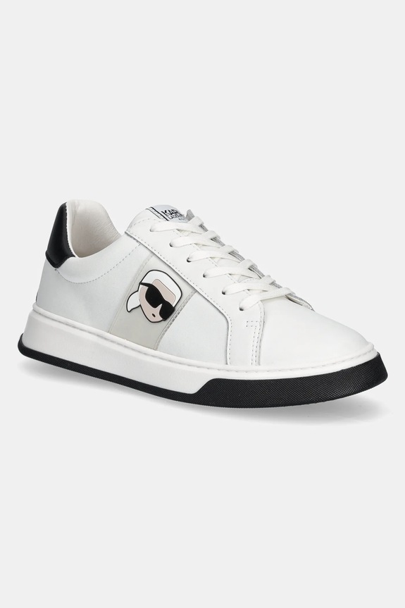 Karl Lagerfeld sneakersy skórzane dziecięce niska biały Z30380.36.39