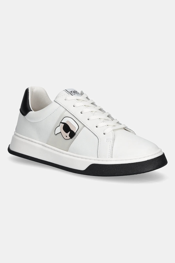 Karl Lagerfeld sneakersy skórzane dziecięce niska biały Z30380.36.39