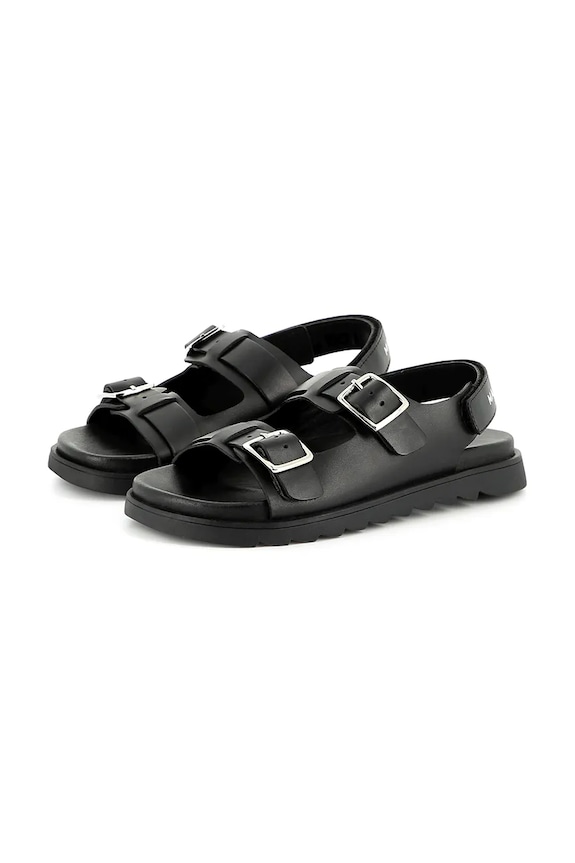 Marc Jacobs sandale din piele pentru copii negru W60399.27.35