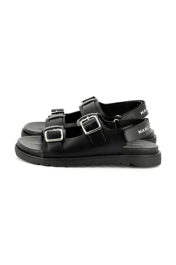Marc Jacobs sandale din piele pentru copii W60399.27.35 negru SS25