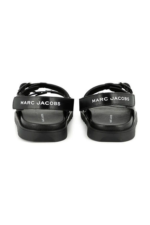Băieți Marc Jacobs sandale din piele pentru copii W60399.27.35 negru