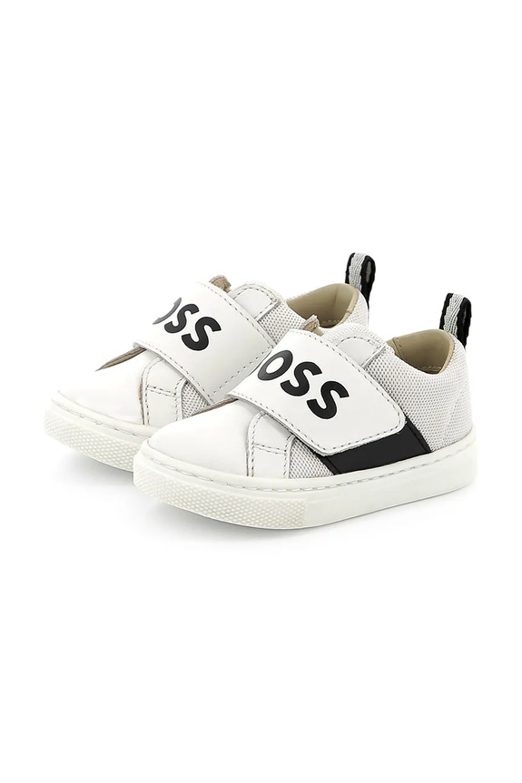BOSS sneakersy dziecięce niska biały J52161.22.30