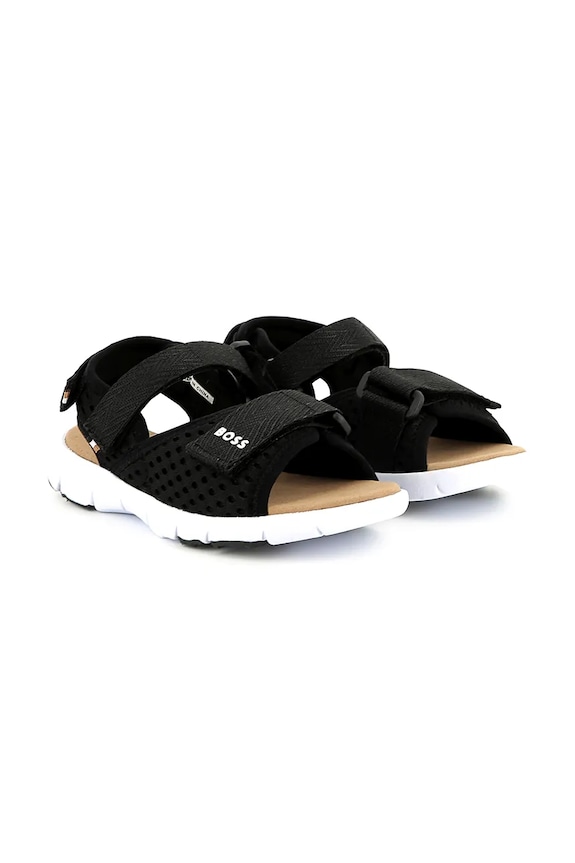 BOSS sandali per bambini J51654.27.35 nero