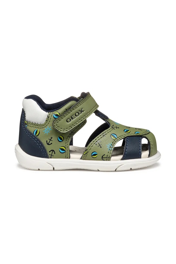 Geox sandały dziecięce ZAPITO B556EC.05404 zielony SS25