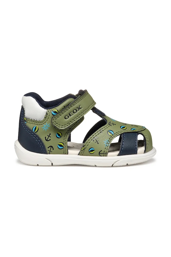 Geox sandały dziecięce ZAPITO B556EC.05404 zielony SS25