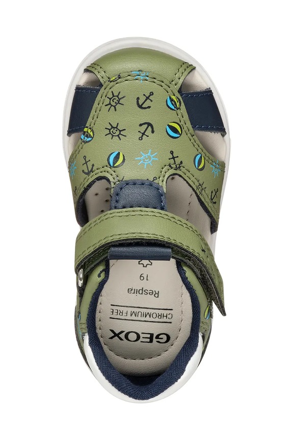 Geox sandały dziecięce ZAPITO B556EC.05404 zielony