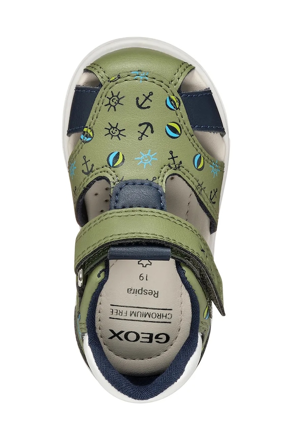 Geox sandały dziecięce ZAPITO B556EC.05404 zielony