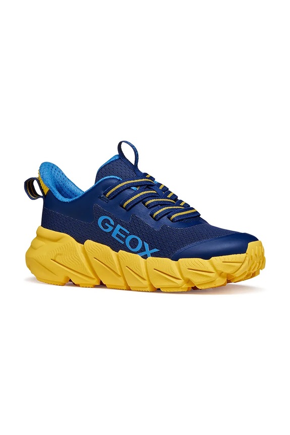 Dětské tenisky Geox FLEXYPER FAST textilní námořnická modř J46N1A.0149J.28.35