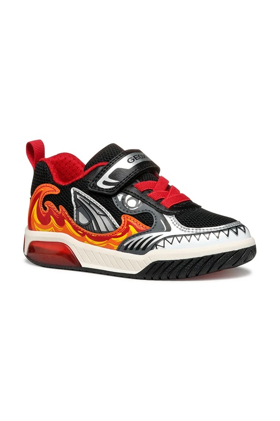 Geox scarpe da ginnastica per bambini INEK tessile rosso J559CD.01450.24.27